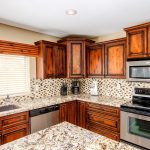 Wood Cabinets and Granite Countertops