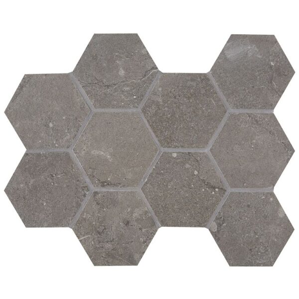 Arizona Tile Lagos 4" Hex Mosaic Mud